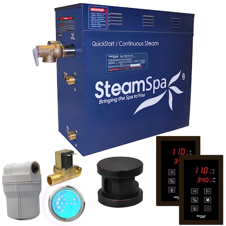 Steamspa Royal 9 KW Bath Generator with Auto Drain - Oil Rubbed Bronze RYT900OB-A